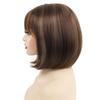 Synthetische Perücke Braune Perücke Kurze Lockige Haare Perücken für Frauen Halloween Kostümperücken Hitzebeständig Naturschwarz Mavis Cosplay