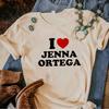 Jenna Ortega T Shirt Women Japanese Streetwear T Shirt Female Japanese Clothes