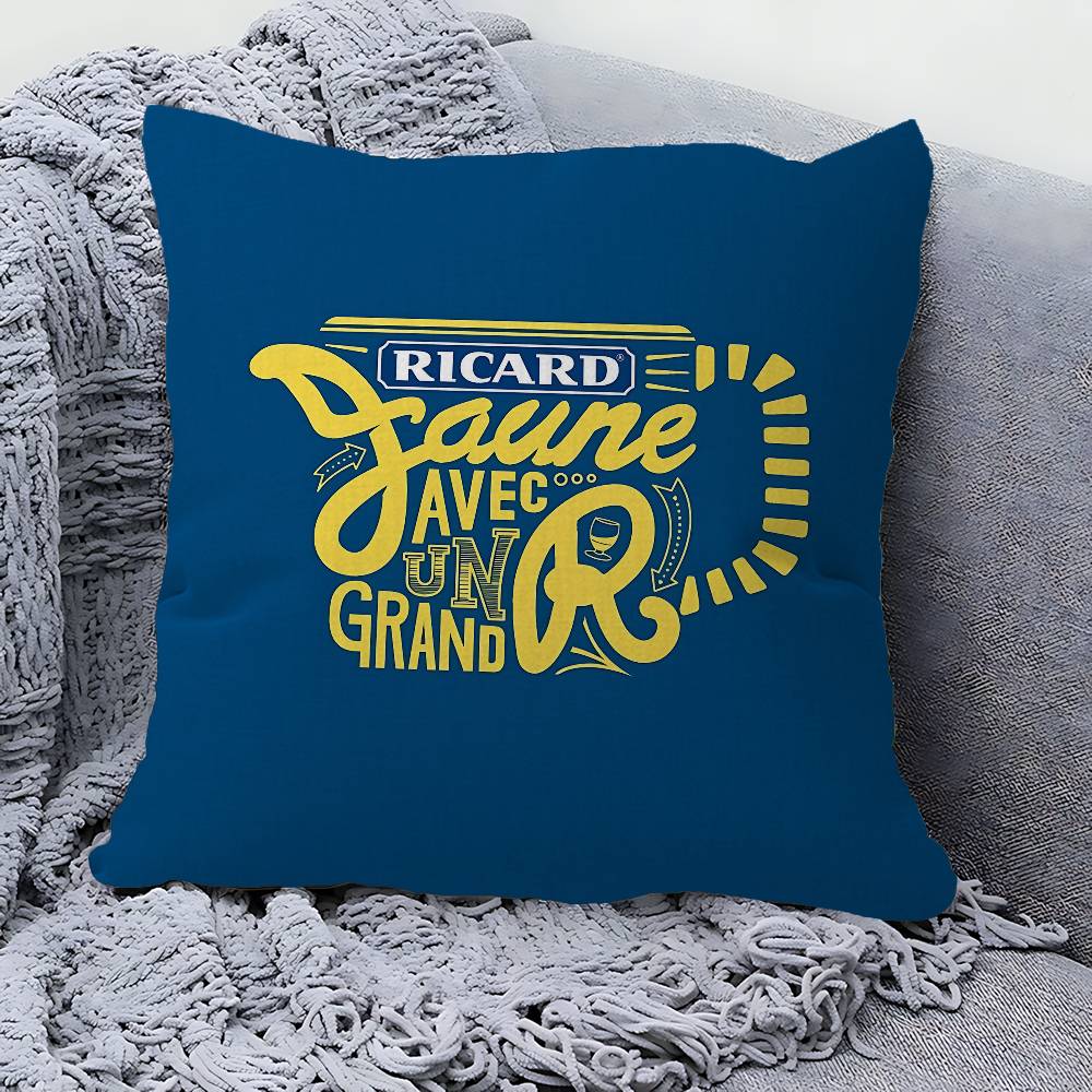 R-RicardS LOGO Kussensloop Voor Slaapkamer Kamer En Woonkamer Bank Decoratieve Kussensloop 40x40cm