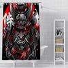 Japanese samurai devil Shower Curtain Waterproof Polyester Fabric Paint Bath Curtains Home Bathroom Decor Curtain With Hook