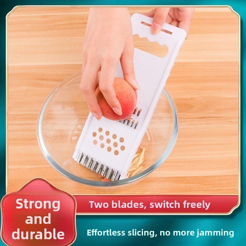 Kitchen shredder for cutting thick and thin strips, potato and cucumber slicer, grater, radish shredder, vegetable cutter