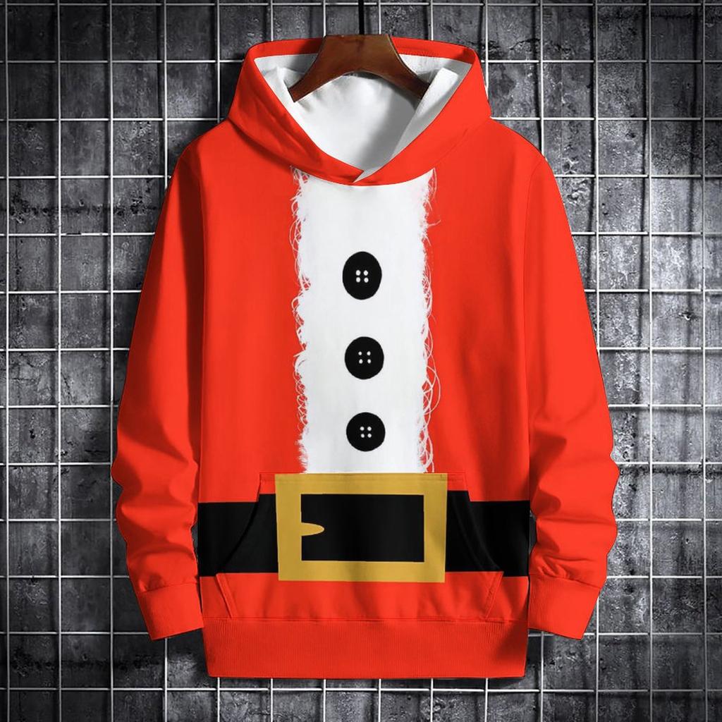 Christmas Santa Claus 3D Printed Hoodies Girl Boy Casual Fashion Oversized Sweatshirts Hoodie Pullovers Tracksuit Kids Clothing