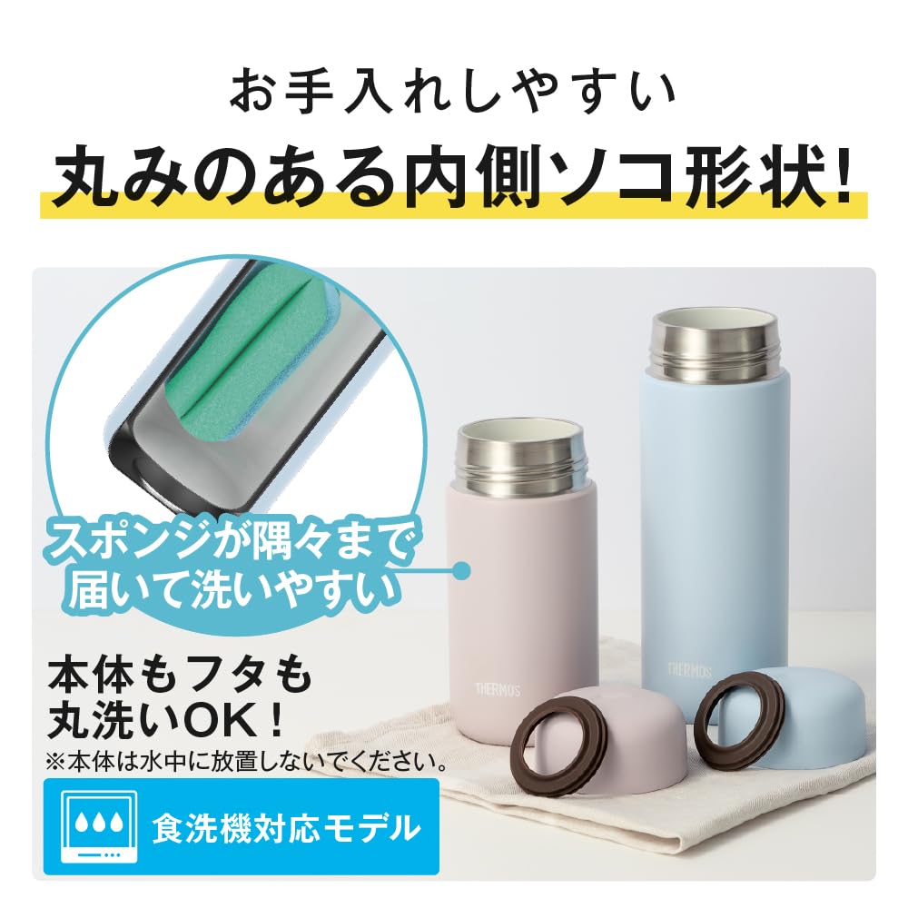 Thermos Vacuum Insulated Portable Soft White Mug, 650ml, (JPB-650 SFWH)