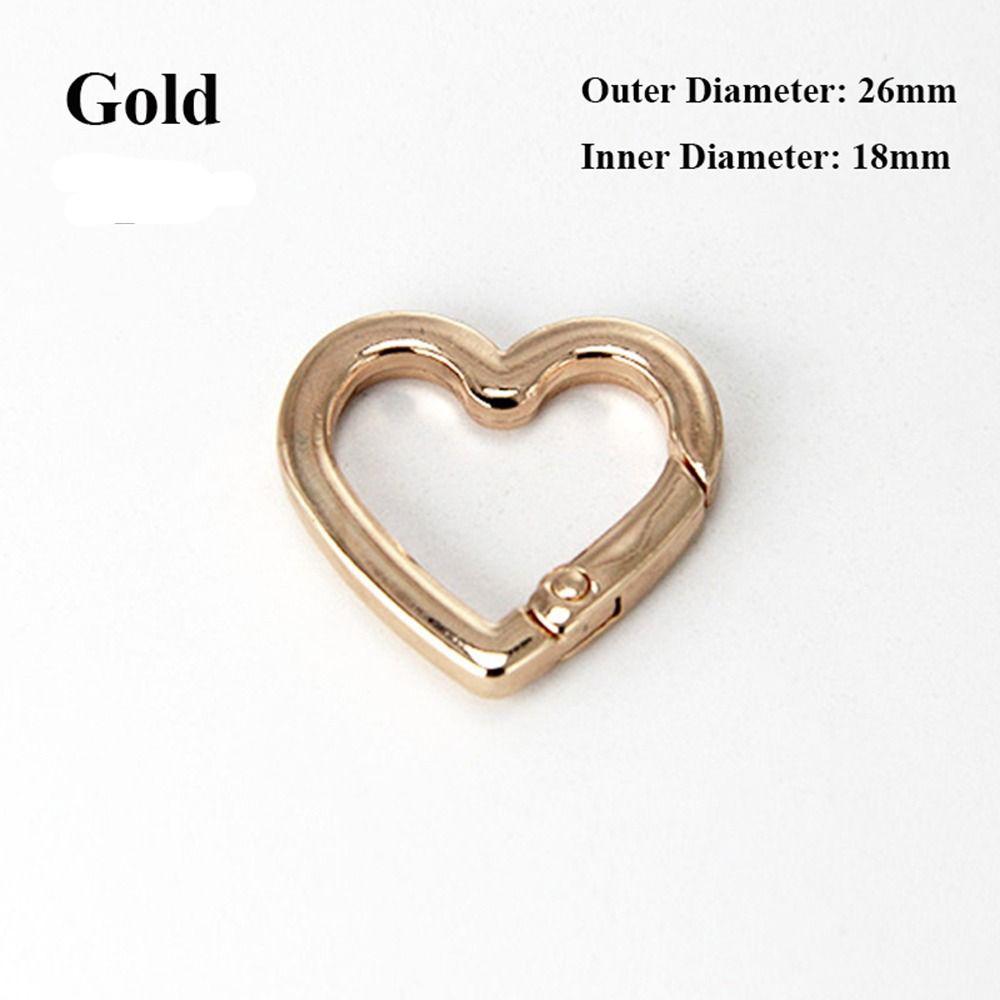 1 Stück O-Ring Schlüsselanhänger mit Diamanten Metallfeder Für Schlüsselanhänger Anhänger Tasche Schlüsselzubehör Schmuckherstellungsmaterialien Anhänger Material