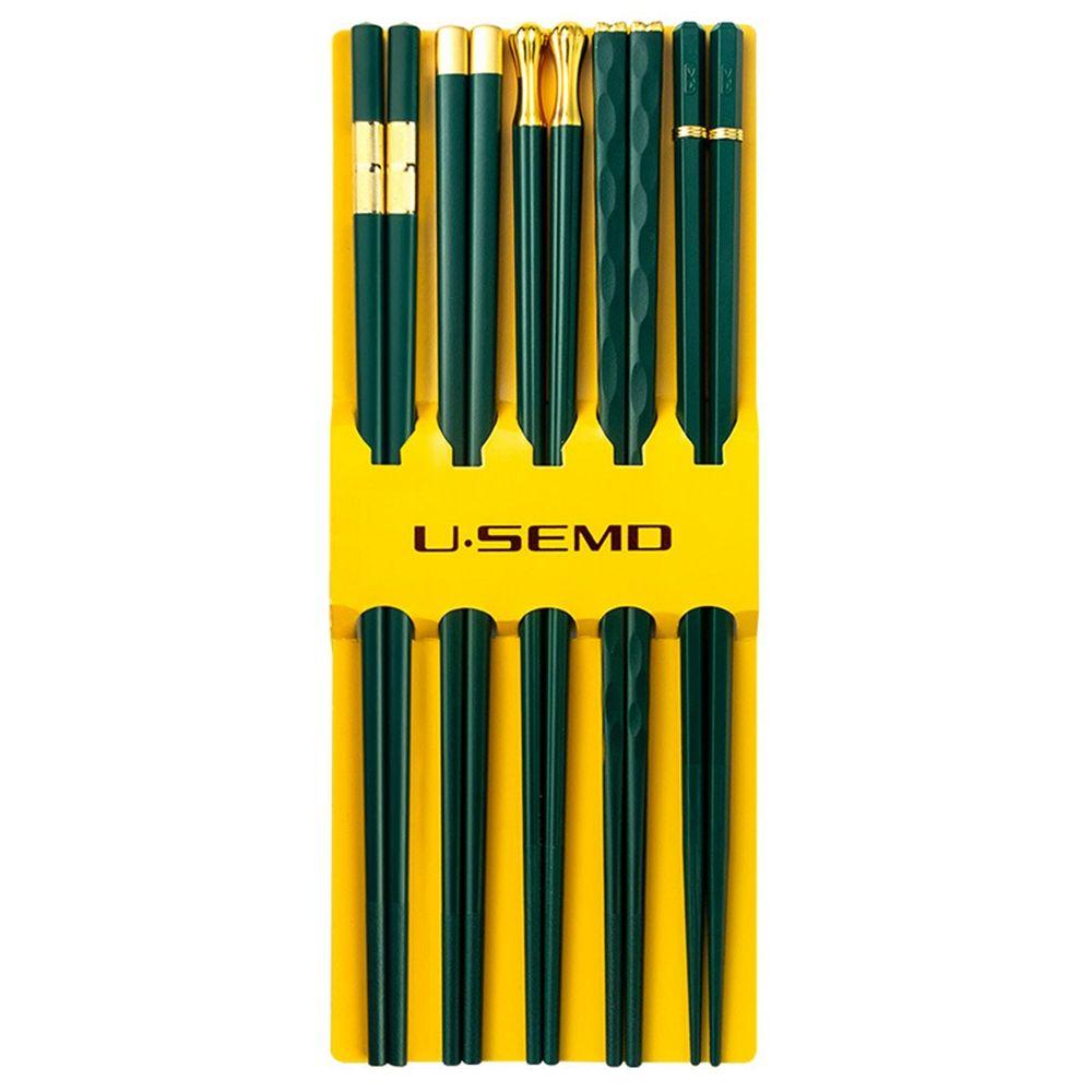 Bærbar Sunn Spising Japansk Sklisikker Kjøkkenredskap Sink Sinklegering Spisepinner Sushi-spisepinner Servise