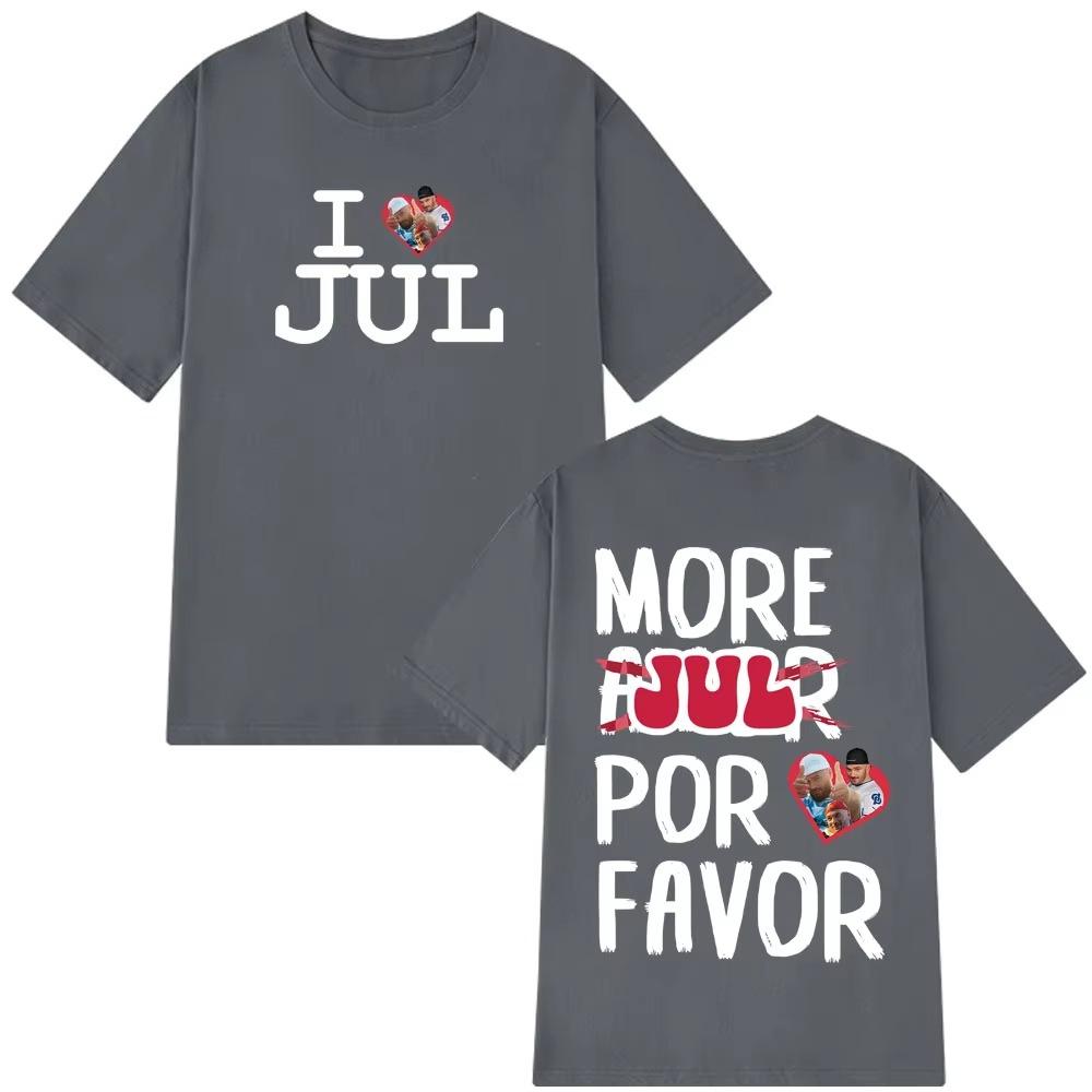 

French Rapper Vote JUL Fashion Graphics Tshirt Unisex Women Hiphop Tshirt Streetwear Unisexs Clothing Women 2026 Summer T Shirt M