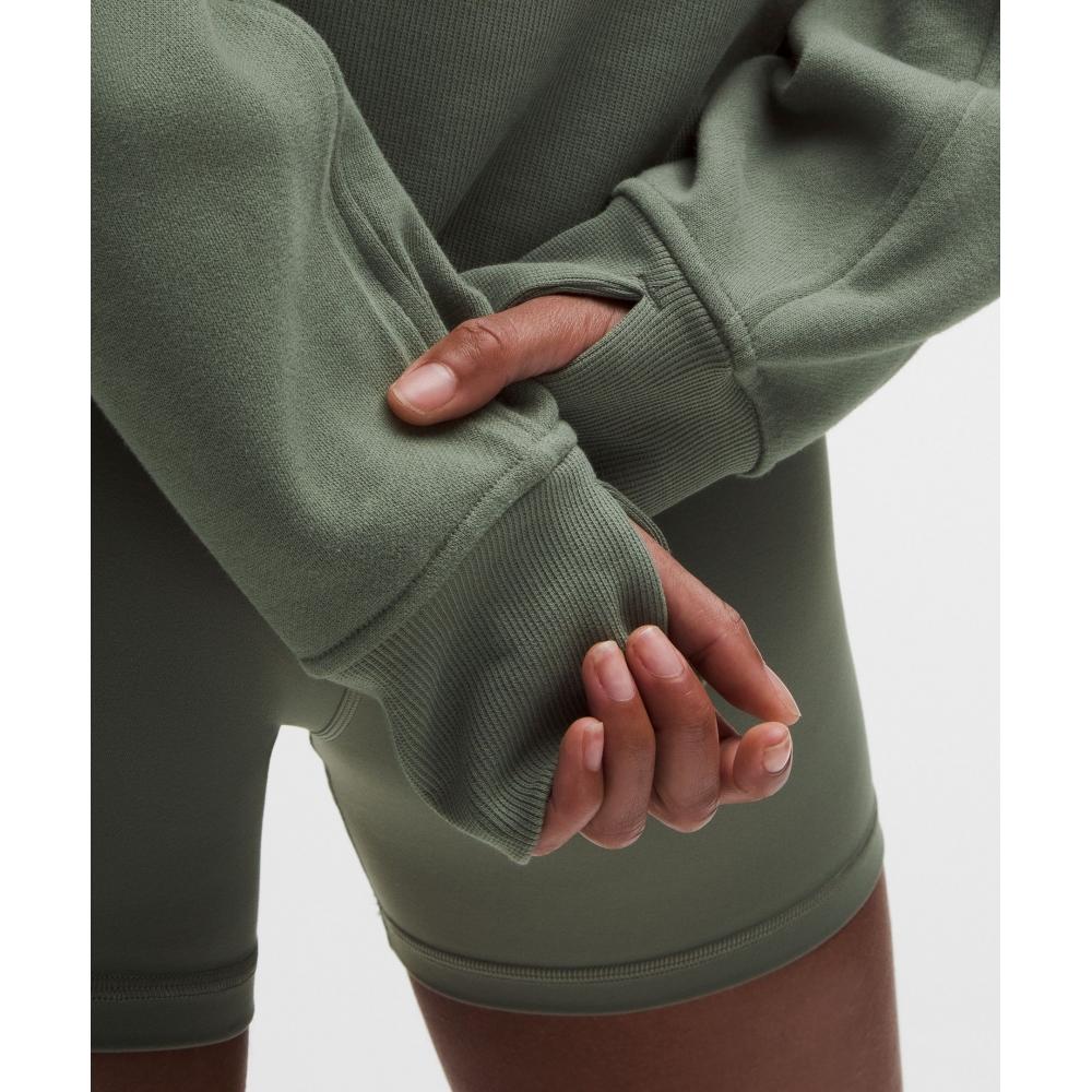 Lululemon Scuba Oversized Full Zip Hoodie Willow Leaf Gold