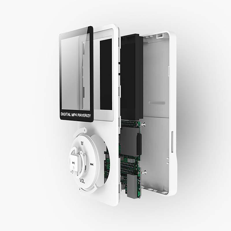 New Sports MP4 MP3 Music Player Mini Portable Student 1.8 Inch Screen Card Slot MP4 Data Cable Earphone