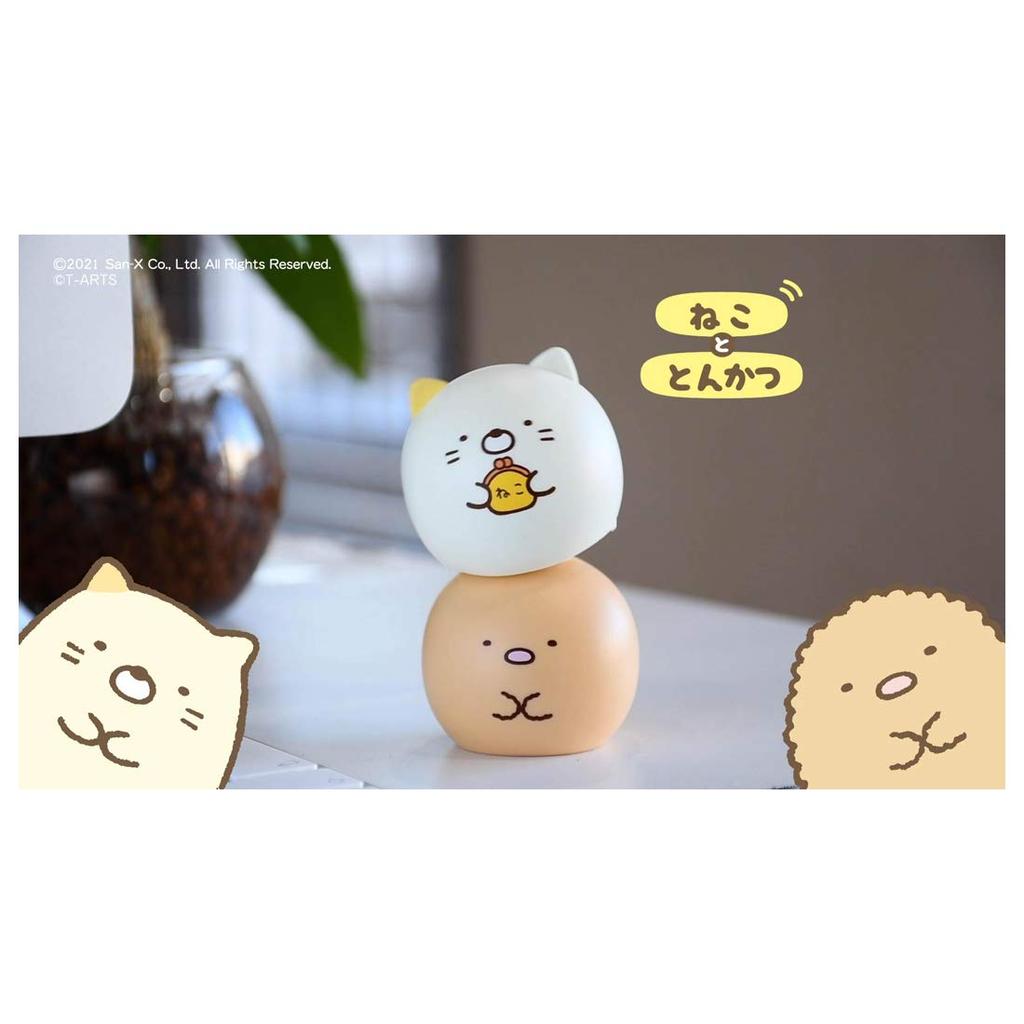 TAKARA TOMY Kunst Solar Gyngestol Sumikkogurashi Katt og Svinekotelett