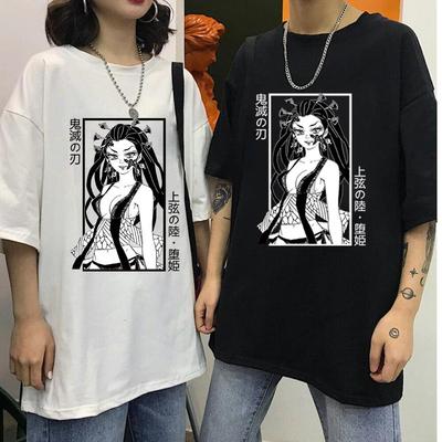 Iblis avcısı Daki T Shirt komik karikatür T-Shirt sevimli Anime üst Tee kadın yaz spor T Shirt koşu gömlek