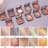 Enkel farge vanntett perleskimrende fingertupp øyenskygge Glitter Powder Makeup