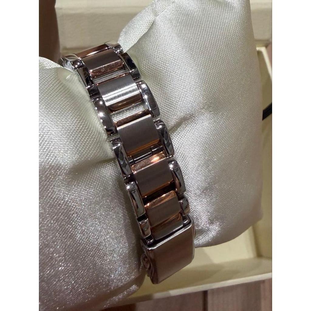 Used CITIZEN xC watch quartz silver pink gold