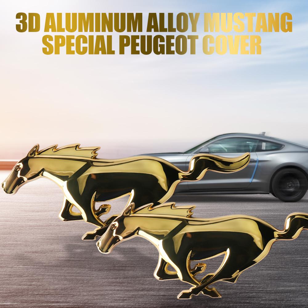 3D Metal Car Front Grille Emblem Decoration Accessory For Ford Fiesta Focus 2 Mondeo mk4 Mustang Ranger Kuga Explorer Transit ZT6