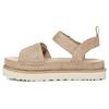 Goldenstar Cow Split Leather Stylish Sandal Women's Gray 1117954-MSSD
