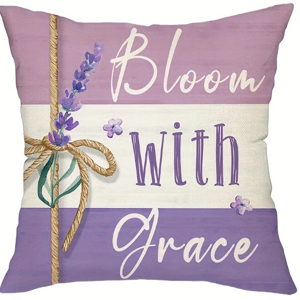 Imbuing Elegant Feelings In Pillowcases Cover Bedroom Sofa Decoration Polyester Cushion Cover with Zipper