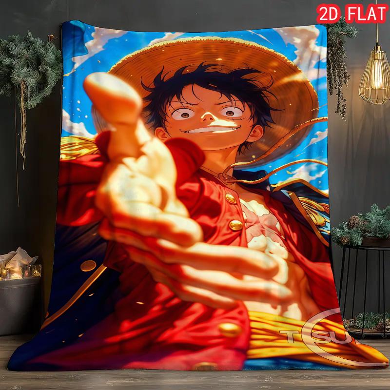 One Piece Portable Flannel Blanket Lightweight Warm for Outdoor Camping Picnic and Travel Trip THW