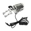 Vintage Microphone Guitar Robot Table Lamp USB Aluminum Metal Retro Microphone Robot Night Light