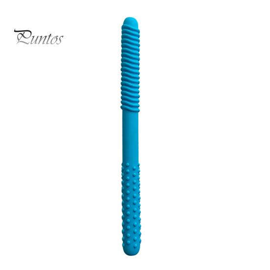 

Жевательная палочка для освежения дыхания с эфирным маслом, пищевая, без BPA, легко моется, компактная, портативная, детская пустышка, жевательная палочка для освежения дыхания синий