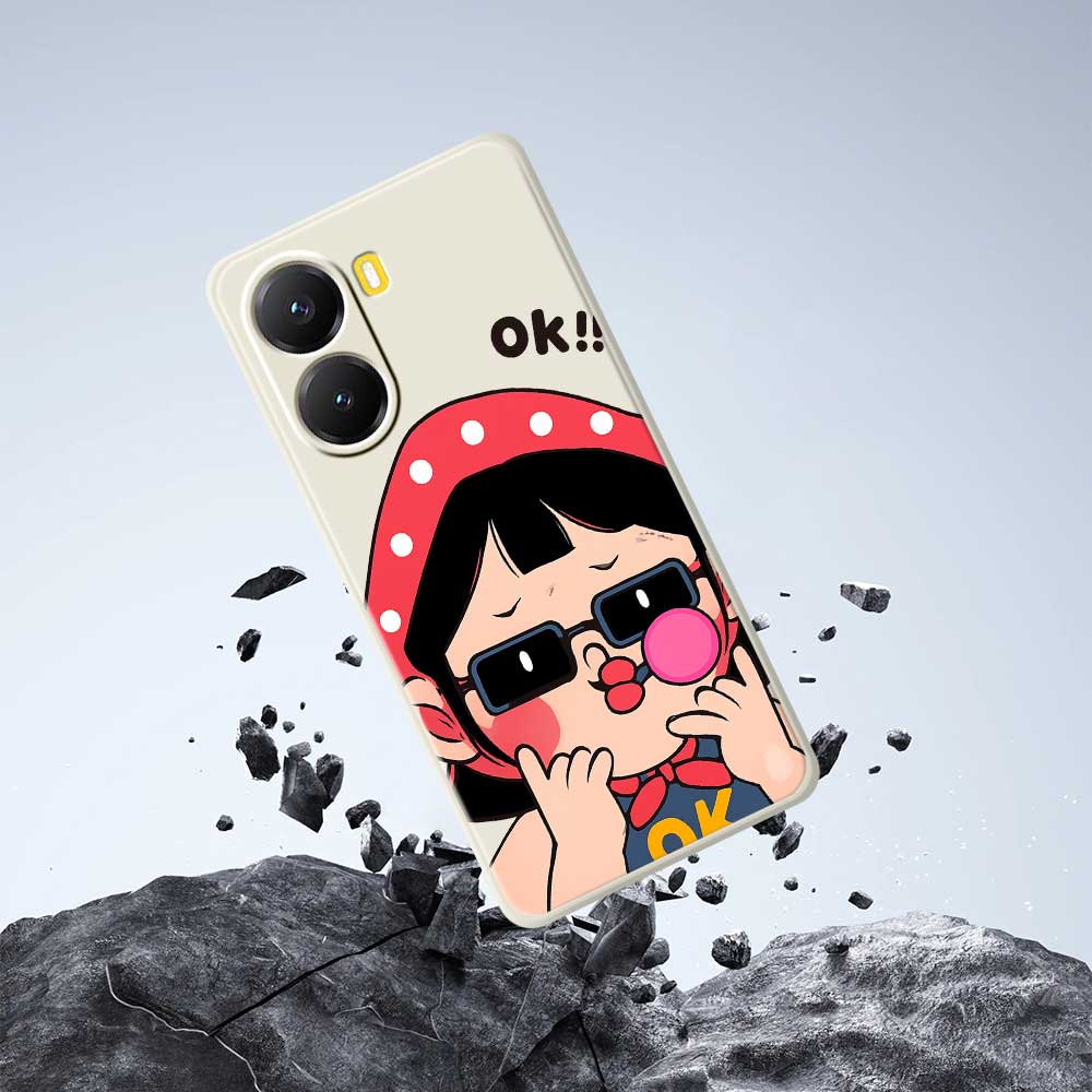 For Xiaomi Redmi Turbo 4 5G/Poco X7 Pro 5G Case Cute Kid Pattern Printing Straight Edge TPU Phone Back Cover