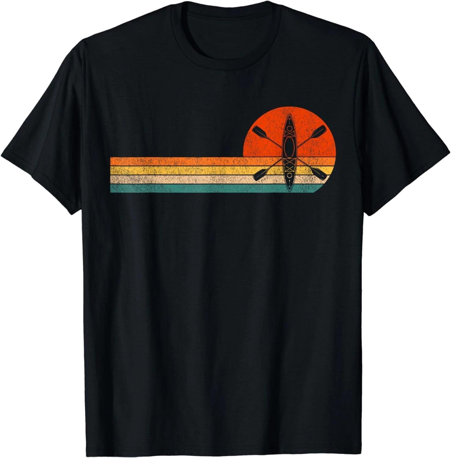 

Retro Kayak Kayaking Paddling Vintage Gift Unisex T-Shirt S