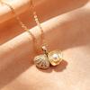 Shell Necklace Women's Fashion Clavicle Chain Small Gold Pendant New Daily Wear Korean Simple Accessory Chain