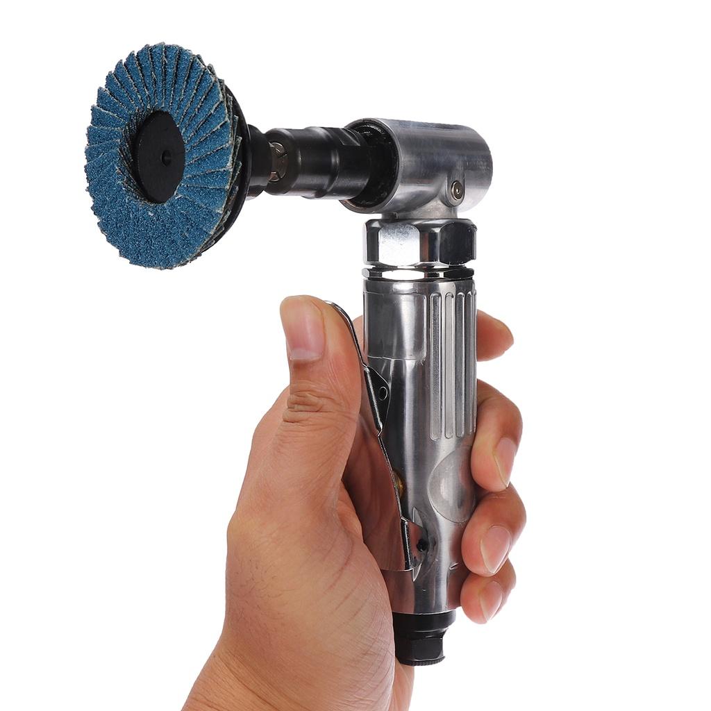 Mini 1/4 90 ° Pneumatic Grinding Machine Poratble Tools Cut Off Polisher Mill Engraving Tool Set Air Angle Die Grinder