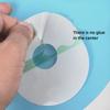 Tcare 10Pcs Universal Sensor Patches Breathable Waterproof Adhesive Clear No Glue Center For All Devices