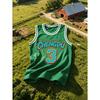 2026 Classic Green Basketball Game Suit Basketball Vest