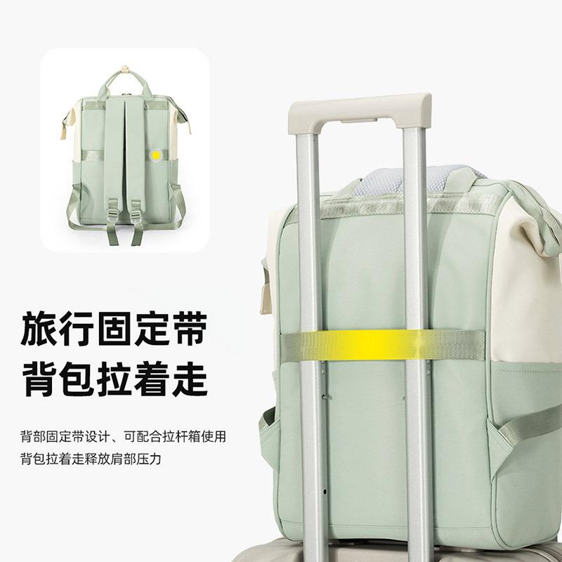 Schoolbag Mommy bag Maternal and infant bag Going out Lightweight large-capacity backpack Waterproof portable multi-functional milk bag Mom bag