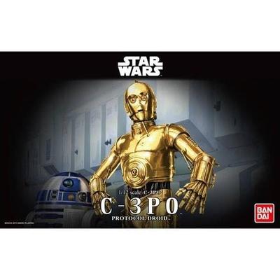 BANDAI SPIRITS Star Wars Scale Plastic Model 1/12 C-3PO Color-coded