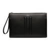 Mythos Palladium Metal Zipper Closure Recycled Leather And Recycled Cowhide Clutch Men Clutch Black 6308766