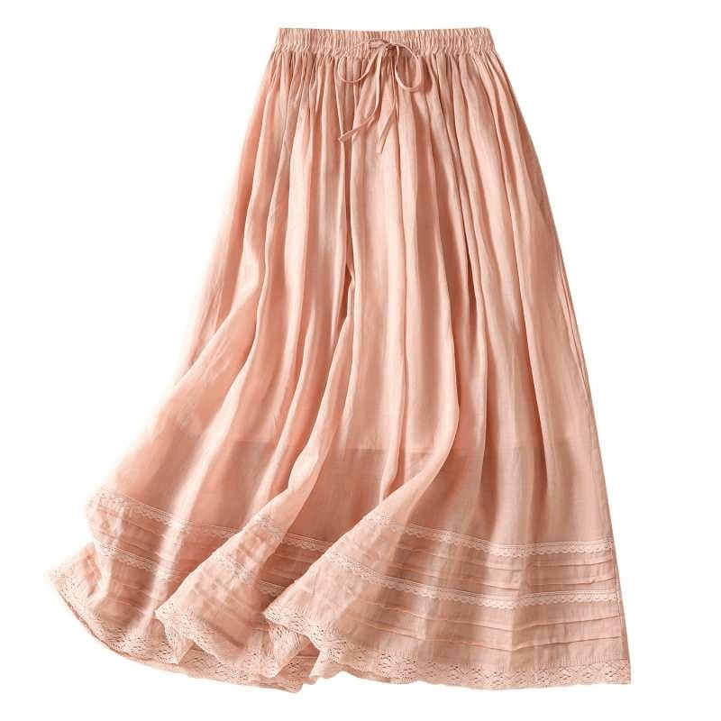 Women's Two-Tone Long skirt