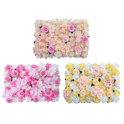 Stimulation Mur Floral Rose pour Décoration de Mariage DIY 3 Couleurs