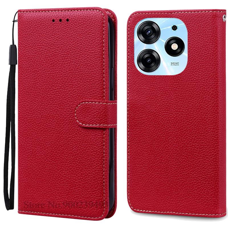 

Чехол для Tecno Spark 10 Pro, кожаный чехол-кошелек, флип-чехол для Techno Spark 10 Pro, чехол-книжка, чехол для телефона Tecno Spark 10 Pro Tecno Spark 10 Pro темно-красного
