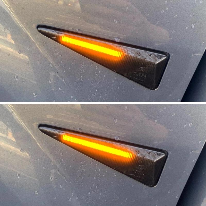 2pcs Led Dynamic Turn Signal Side Marker Light Sequential Blinker Lamp For Renault Espace MK4 Vel Satis Wind Avantime Megane 2