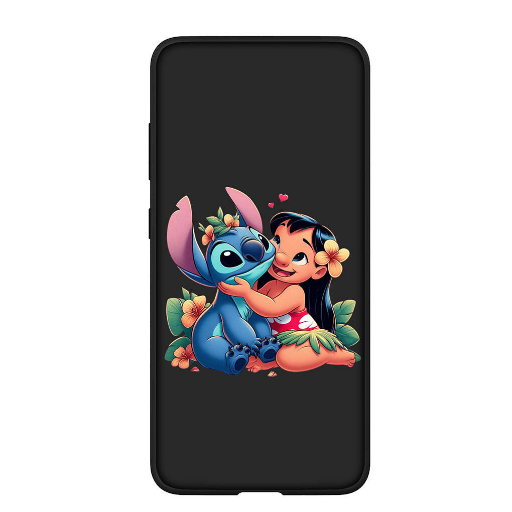 Coque de téléphone pour Samsung Galaxy S25 S23 S22 S21 S24 Ultra FE A05 A06 A15 A16 A36 A37 A35 A54 A55 A56 A57 A25 A26 A53 A17 Jolie Housse Stitch Mignon Lilo