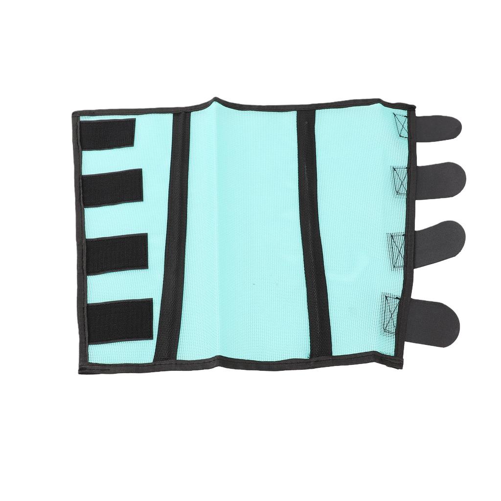 4pcs Horse Fly Boots Breathable Reduce Stomping Mesh Horses Leggings for with Hook and Fastener