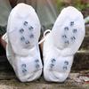 Ice Cleats With 10 Steel Spikes Elastic Silicone Traction Aids For Winter Boots Hiking Shoes Covers Ice Grippers Unisex
