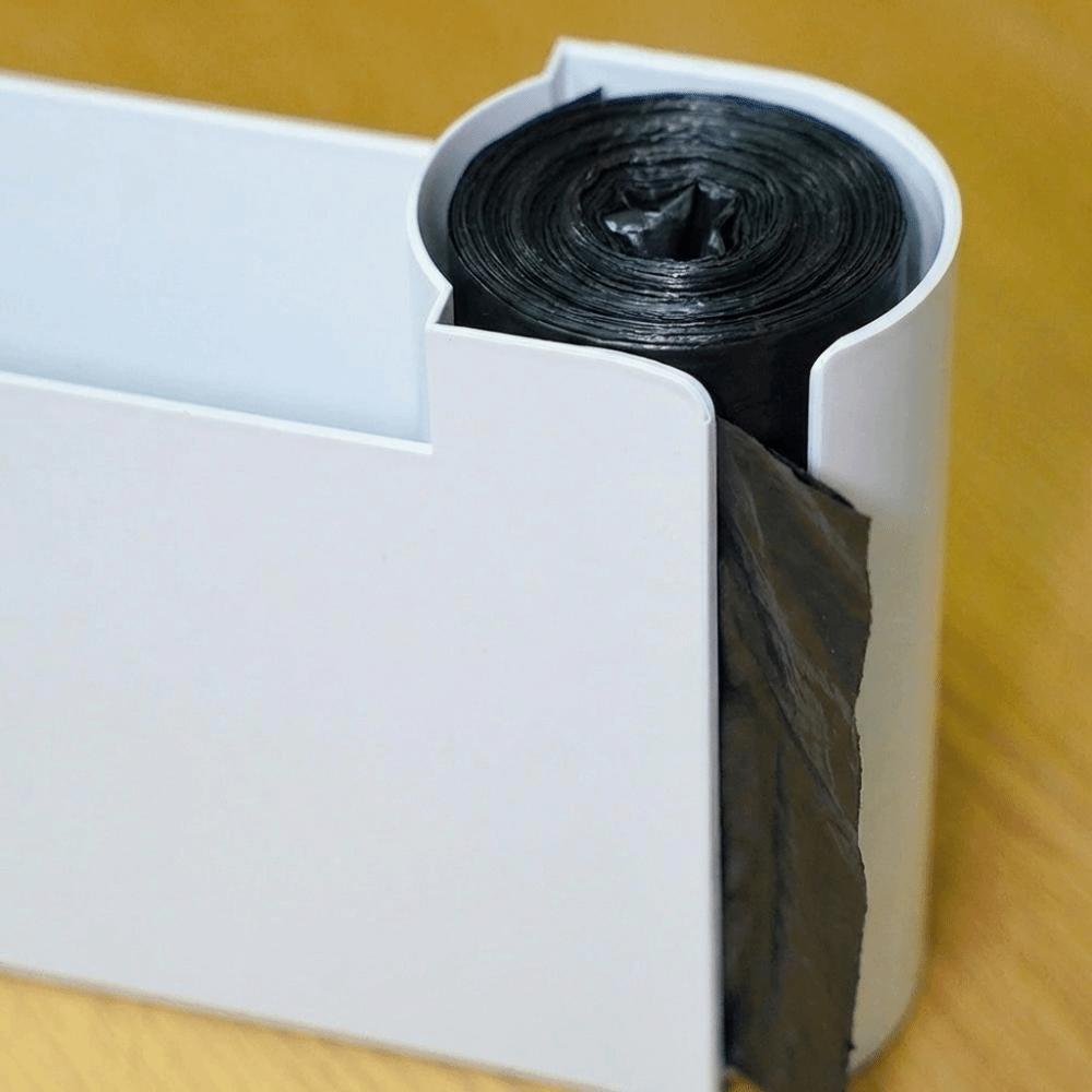 Wall Mounted Pull-out Type Trash Bag Dispenser Plastic Waste Bag Storage Box  Cabinet Door