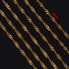 1Meter Stainless Steel Gold Plated 2mm Thin Chain Crossing Oval Necklaces Chain DIY Handmade Bracelets Material Jewelry Findings