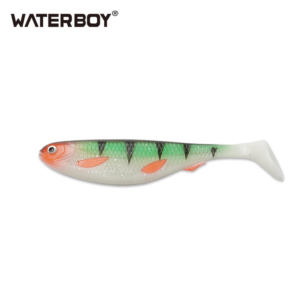WATERBOY OEM Soft Bait Facotry 12.5cm 15cm 20cm Big Shads PVC Material T Tail Softbaits Fishing Soft Lure