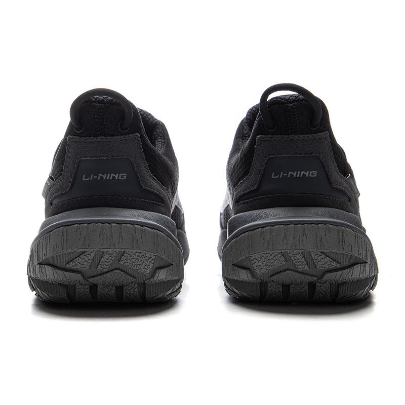 Li-Ning CF Trail Lite Casual Outdoor Versatile Low-Top Hiking Shoes Unisex Hiking Shoes Black AHCU035-1