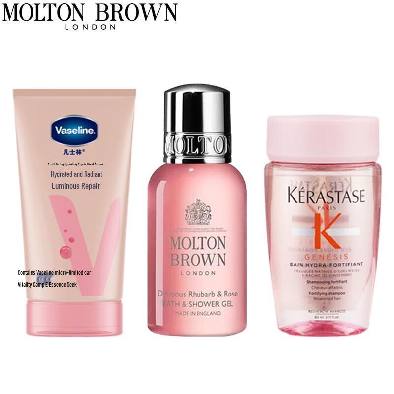

Molton Brown Rhubarb Rose & Enriching Hair Travel Set