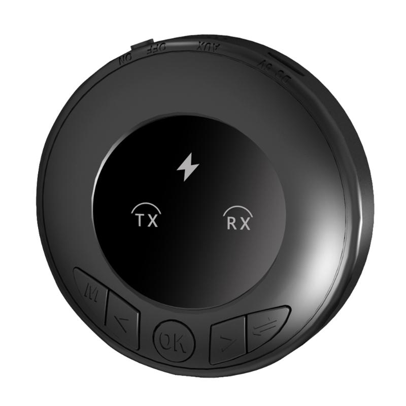 Wireless -compatible5.0 Transmitter Receiver with 250mAh Battery Capacity USB Charging Port AUX Port