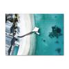 Coastline Blue Ocean Wall Poster Print Sea Reef Nordic Canvas Painting Landscape Modern Home Picture Decoration Living Room Art