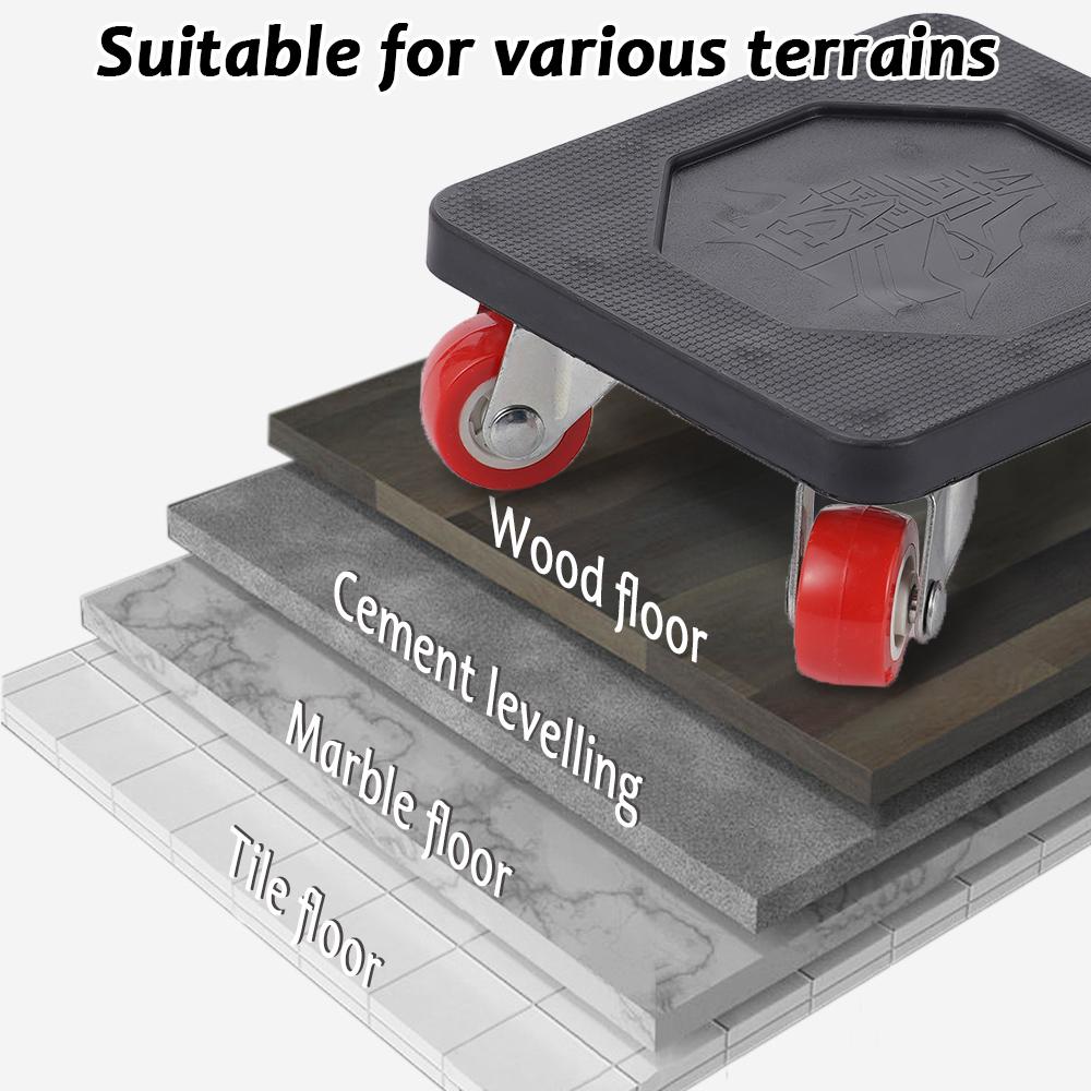 500KG Heavy Duty Furniture Lifter Transport Mover Sliders Furniture Roller Furniture Dolly Labor-Saving Furniture Mover Tools