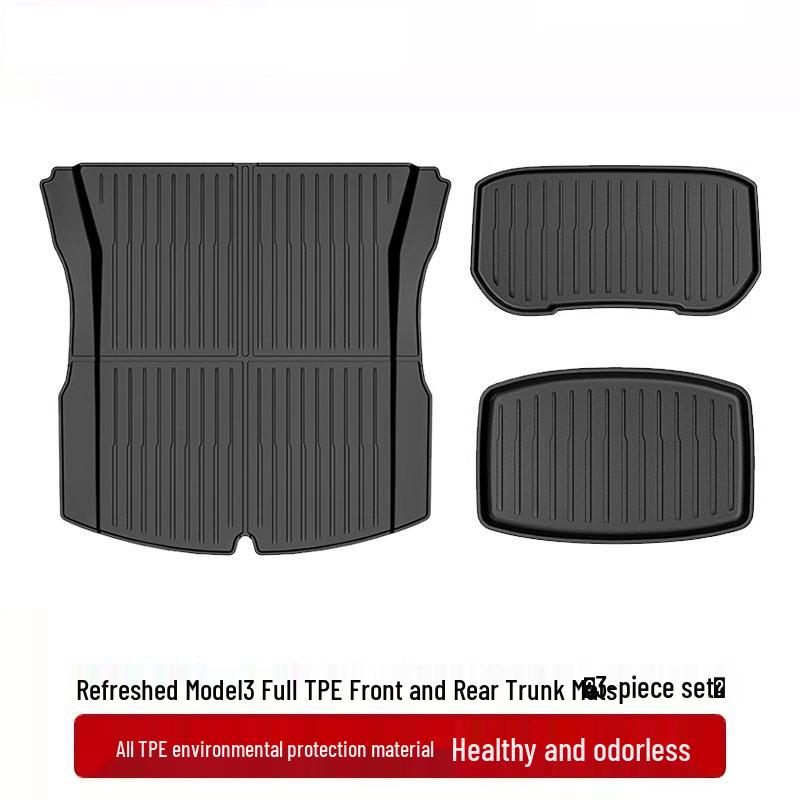 All-Inclusive Floor and Trunk Mats for Tesla Model 3/Y Refresh