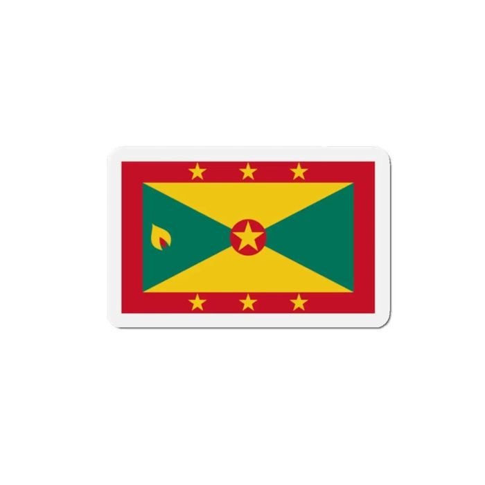 Aimant Drapeau Grenade - Multicolore - 10 Cm - 50 Pièces - Résine Synthétique - Mixte