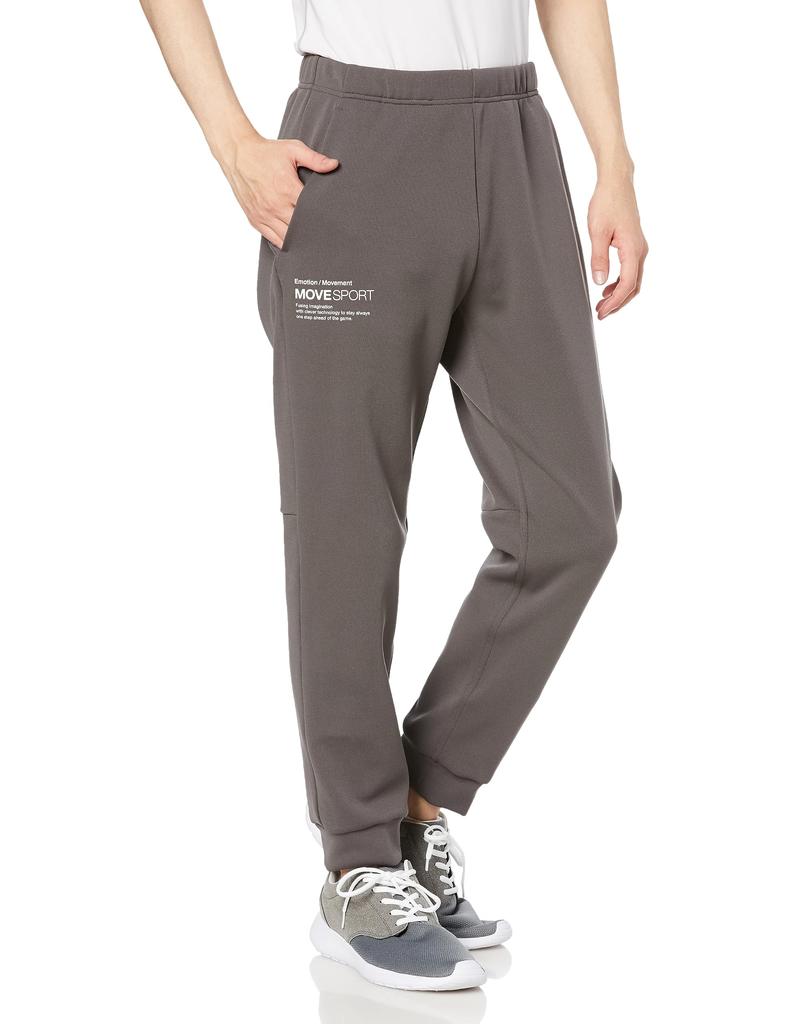 Long Pants Descente Half Gauge Tapered Pants Stretch UV Protection Training Running GY M [Move Sports] S.F.TECH (UPF50+) (DMMWJG21)