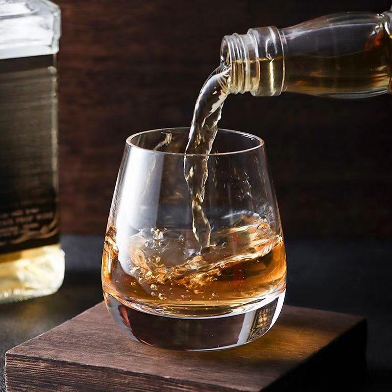 Whiskey Glass Clear Whiskey Bar Cocktail Glasses Drinking Glasses Scotch Liquor Barware Beer Milk Shake Juice Latte Cup